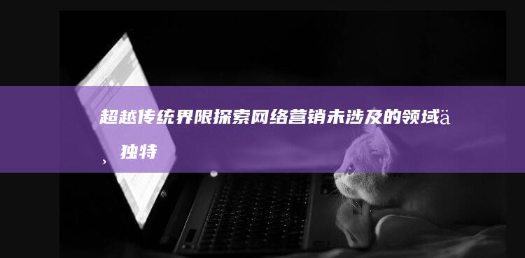 超越传统界限：探索网络营销未涉及的领域与独特特点